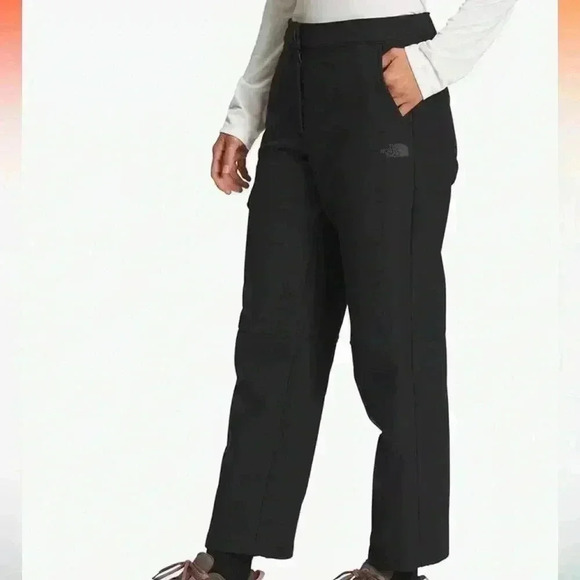 NWT THE NORTH FACE Women's Camden Soft Shell Pant in black Sz M short - Picture 3 of 5